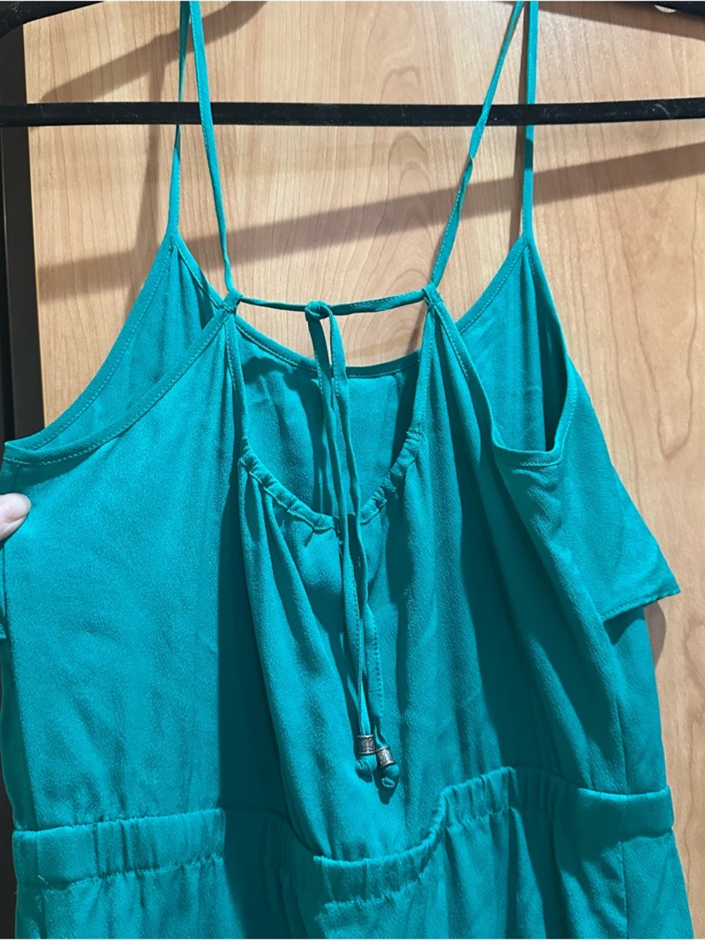 Teal Ruffle Sundress - Picture 3 of 3